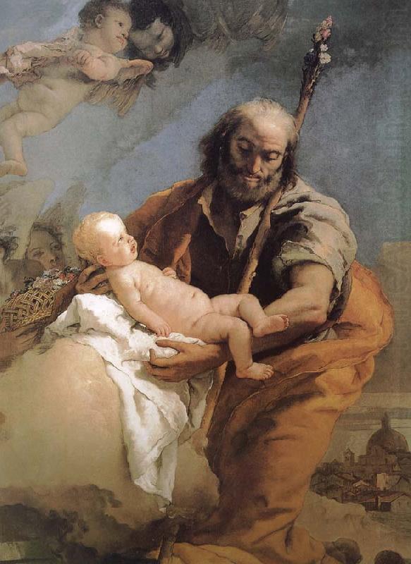 Saint Joseph and the Son, Giovanni Battista Tiepolo